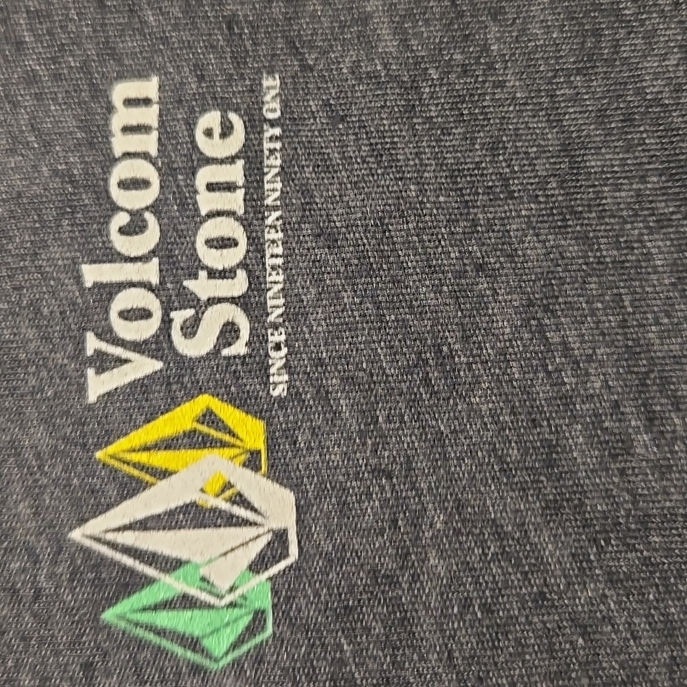 NWT Men's Volcom "ICE EYES L/S T-SHIRT". Size XL. Charcoal Heather Tee - Picture 3 of 12